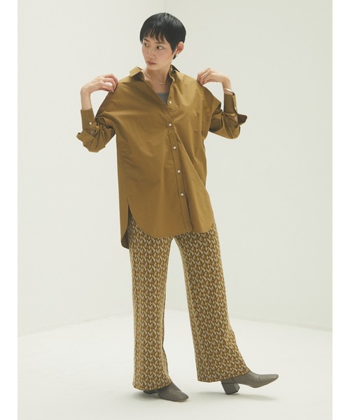 armonia（アルモニーア）の「armonia・ジャガード柄ニットパンツ（その他パンツ・レディース・ブラウン/カーキ・FREE）」の15枚目の写真