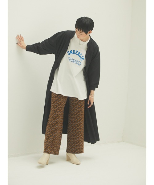 armonia（アルモニーア）の「armonia・ジャガード柄ニットパンツ（その他パンツ・レディース・ブラウン/カーキ・FREE）」の18枚目の写真