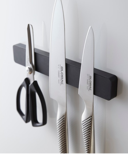 TIMELESS COMFORT（タイムレスコンフォート）の「tower（タワー）マグネット&ウォール包丁ホルダー W25（キッチン収納・レディース・ホワイト/ブラック・ONE SIZE）」の8枚目の写真