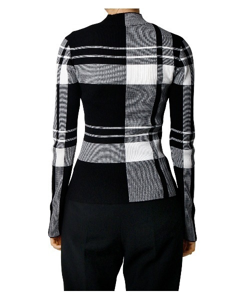 LE CIEL BLEU（ルシェルブルー）の「Big Check Jacquard Rib