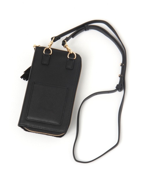 BAYFLOW(ベイフロー)の「フェイクハラコモバイルミニウォレットショルダー(その他小物・レディース・ブラック/ブラウン・FREE)」の3枚目の写真