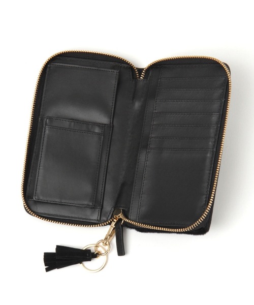 BAYFLOW(ベイフロー)の「フェイクハラコモバイルミニウォレットショルダー(その他小物・レディース・ブラック/ブラウン・FREE)」の5枚目の写真