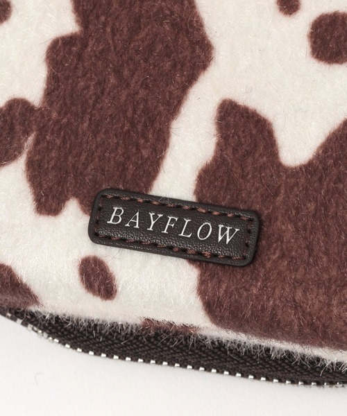 BAYFLOW(ベイフロー)の「フェイクハラコモバイルミニウォレットショルダー(その他小物・レディース・ブラック/ブラウン・FREE)」の8枚目の写真