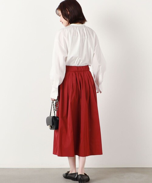 NOLLEY’S(ノーリーズ)の「レースカラー付ロングシャツ(シャツ/ブラウス・レディース・ホワイト/チャコールグレー・38)」の10枚目の写真