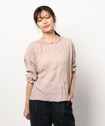 Samansa Mos2 | クリンクル加工前後着ブラウス(シャツ/ブラウス)