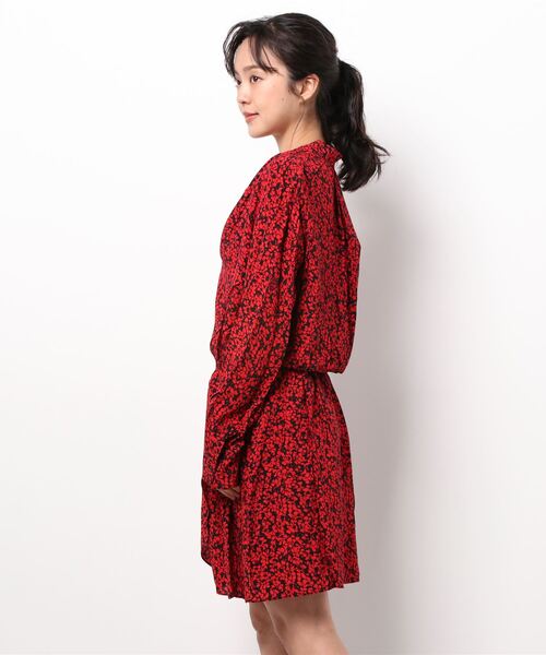 ZADIG&VOLTAIRE(ザディグ エ ヴォルテール)の「RINKA SMALL BICO FLOWERS(ワンピース・レディース・レッド・XS/M/S)」の2枚目の写真