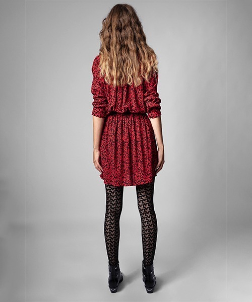 ZADIG&VOLTAIRE(ザディグ エ ヴォルテール)の「RINKA SMALL BICO FLOWERS(ワンピース・レディース・レッド・XS/M/S)」の5枚目の写真