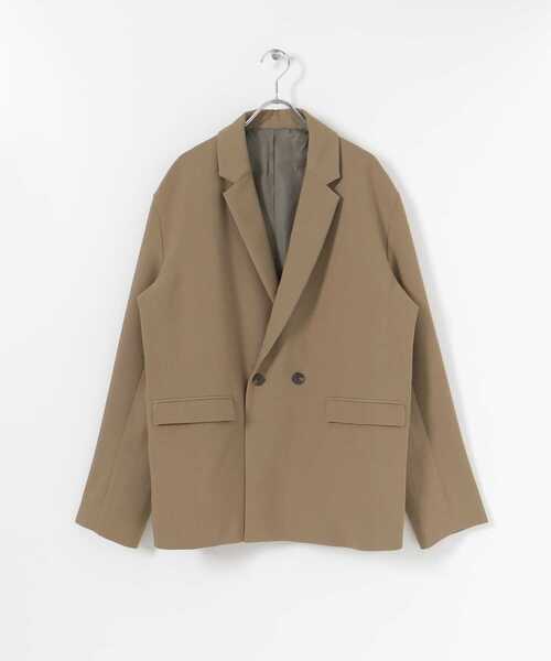 SENSE OF PLACE by URBAN RESEARCH（センスオブプレイスバイアーバンリサーチ）の「『セットアップ対応』ダブルテーラードジャケット（その他アウター・メンズ・ベージュ/ブラウン/チャコールグレー・MEDIUM/LARGE）」の12枚目の写真