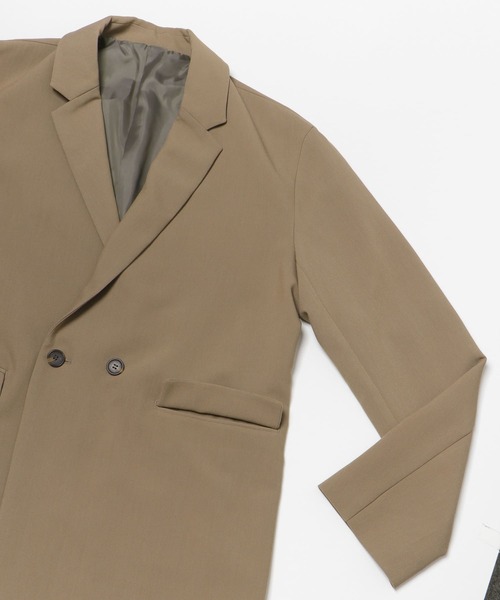 SENSE OF PLACE by URBAN RESEARCH（センスオブプレイスバイアーバンリサーチ）の「『セットアップ対応』ダブルテーラードジャケット（その他アウター・メンズ・ベージュ/ブラウン/チャコールグレー・MEDIUM/LARGE）」の9枚目の写真