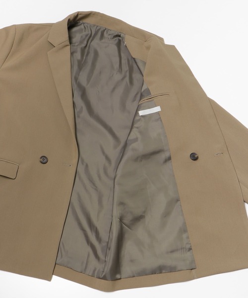 SENSE OF PLACE by URBAN RESEARCH（センスオブプレイスバイアーバンリサーチ）の「『セットアップ対応』ダブルテーラードジャケット（その他アウター・メンズ・ベージュ/ブラウン/チャコールグレー・MEDIUM/LARGE）」の15枚目の写真