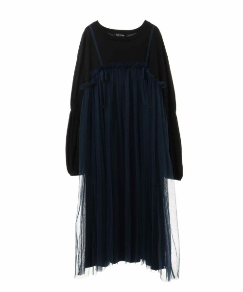 Candy Stripper（キャンディストリッパー）の「FASCINATING SHEER ドレス（ワンピース・レディース・ネイビー/ブラック・2）」の6枚目の写真