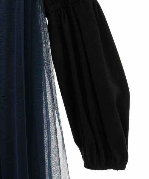 Candy Stripper（キャンディストリッパー）の「FASCINATING SHEER ドレス（ワンピース・レディース・ネイビー/ブラック・2）」の12枚目の写真