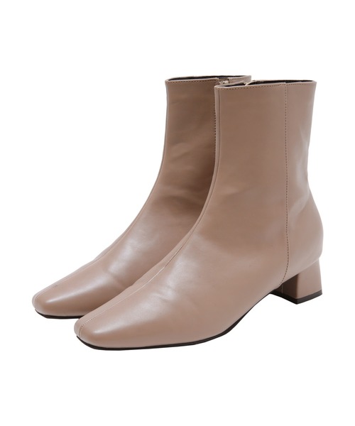 UR'S（ユアーズ）の「4.5cmスクエアトゥブーツ（ブーツ・レディース・ベージュ系その他/ホワイト/ベージュ/ボルドー/ブラック/ミント/アイボリー/ダークブラウン・S/M/L/LL）」の11枚目の写真