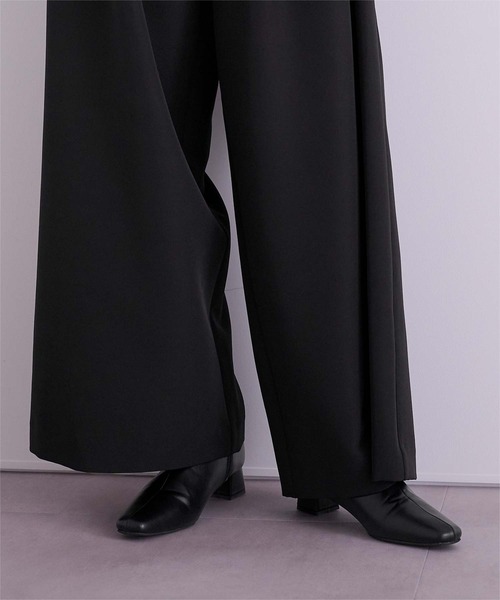 UR'S（ユアーズ）の「4.5cmスクエアトゥブーツ（ブーツ・レディース・ベージュ系その他/ホワイト/ベージュ/ボルドー/ブラック/ミント/アイボリー/ダークブラウン・S/M/L/LL）」の17枚目の写真