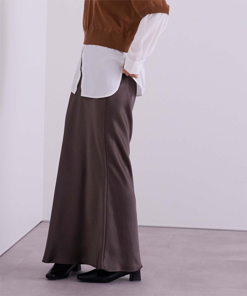 UR'S（ユアーズ）の「4.5cmスクエアトゥブーツ（ブーツ・レディース・ベージュ系その他/ホワイト/ベージュ/ボルドー/ブラック/ミント/アイボリー/ダークブラウン・S/M/L/LL）」の18枚目の写真