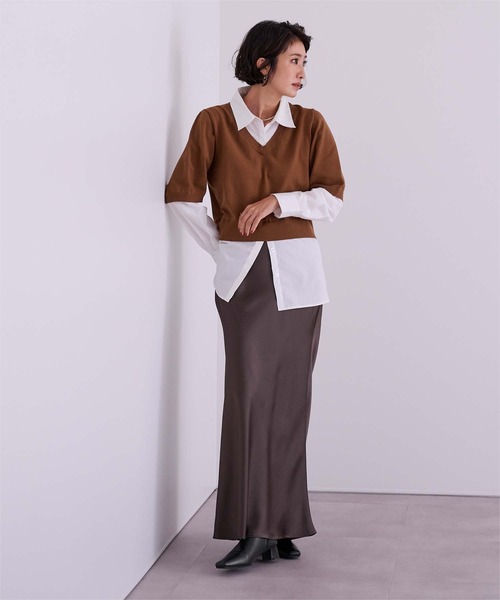 UR'S（ユアーズ）の「4.5cmスクエアトゥブーツ（ブーツ・レディース・ベージュ系その他/ホワイト/ベージュ/ボルドー/ブラック/ミント/アイボリー/ダークブラウン・S/M/L/LL）」の19枚目の写真