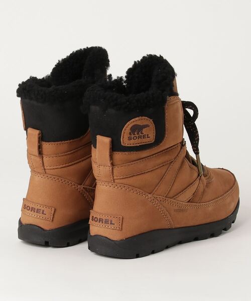 SOREL(ソレル)の「SOREL/ソレル WHITNEY SHORT LACE PREMIUM/ウィットニー ショートレース プレミアム スノーブーツ NL3429(スニーカー・レディース・ベージュ・23.0cm/25.5cm/25.0cm/24.5cm/23.5cm/24.0cm/22.5cm)」の3枚目の写真