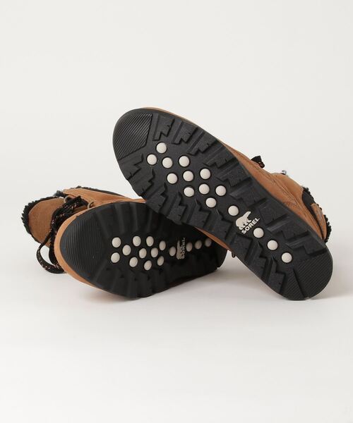 SOREL(ソレル)の「SOREL/ソレル WHITNEY SHORT LACE PREMIUM/ウィットニー ショートレース プレミアム スノーブーツ NL3429(スニーカー・レディース・ベージュ・23.0cm/25.5cm/25.0cm/24.5cm/23.5cm/24.0cm/22.5cm)」の2枚目の写真