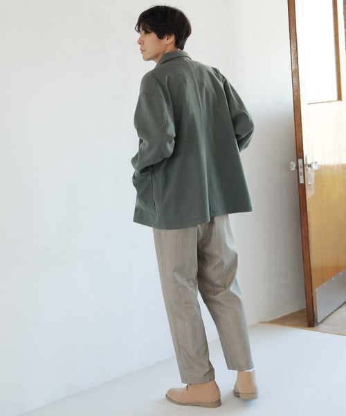 LAKOLE（ラコレ）の「ウーリーテックカバーオールジャケット / 953109（カバーオール・メンズ・オリーブ/チャコールグレー/ライトグレー・LARGE/MEDIUM/X-LARGE）」の15枚目の写真