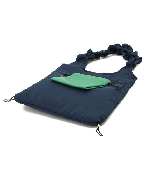 PROTCOL（プロトコル）の「PROTCOL(プロトコル ) FRIL TOTE BAG/PC21W-007（ショルダーバッグ・レディース・ブラック/ネイビー・FREE）」の6枚目の写真