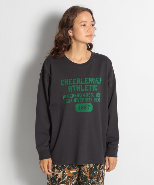 niko and...（ニコアンド）の「ヘビーコットンロゴロンＴ（Tシャツ/カットソー・レディース・オフホワイト/ボルドー/クリーム/チャコール・MEDIUM/LARGE）」の16枚目の写真