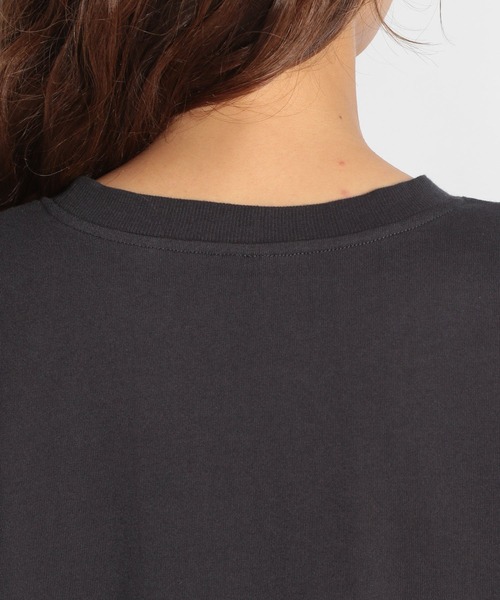 niko and...（ニコアンド）の「ヘビーコットンロゴロンＴ（Tシャツ/カットソー・レディース・オフホワイト/ボルドー/クリーム/チャコール・MEDIUM/LARGE）」の7枚目の写真