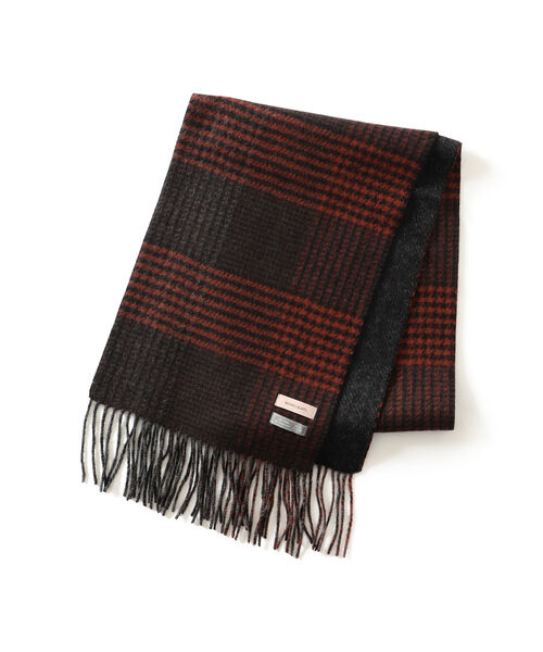 BEAMS LIGHTS(ビームスライツ)の「BEAMS LIGHTS / リバーシブル チェック マフラー(マフラー・メンズ・ブルー/グレー/グリーン・ONE SIZE)」の6枚目の写真