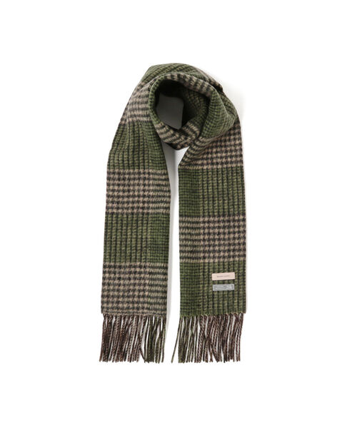 BEAMS LIGHTS(ビームスライツ)の「BEAMS LIGHTS / リバーシブル チェック マフラー(マフラー・メンズ・ブルー/グレー/グリーン・ONE SIZE)」の16枚目の写真