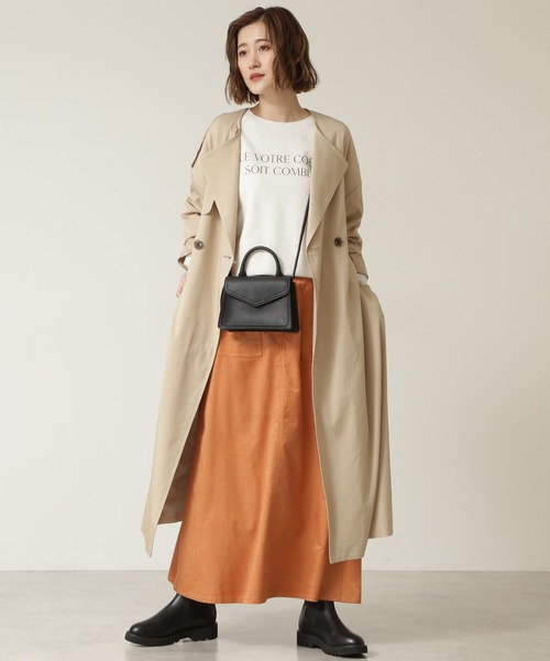 NATURAL BEAUTY BASIC（ナチュラルビューティーベーシック）の「サイドゴアトラックブーツ/0171287970（ブーツ・レディース・オフホワイト/ブラック・SMALL/MEDIUM/LARGE）」の9枚目の写真