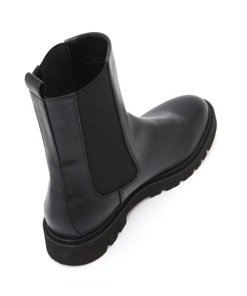 NATURAL BEAUTY BASIC（ナチュラルビューティーベーシック）の「サイドゴアトラックブーツ/0171287970（ブーツ・レディース・オフホワイト/ブラック・SMALL/MEDIUM/LARGE）」の12枚目の写真