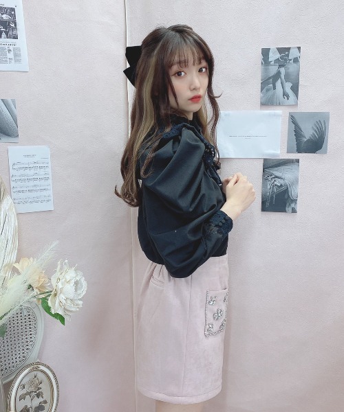 Swankiss(スワンキス)の「DR sweet TOPS(シャツ/ブラウス・レディース・ホワイト/ブラック/ベージュ・FREE)」の13枚目の写真