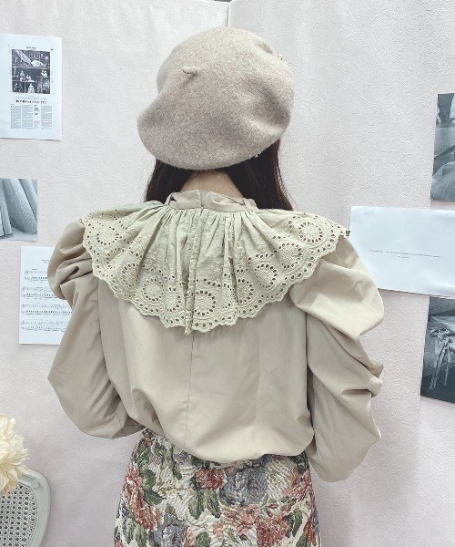 Swankiss(スワンキス)の「DR sweet TOPS(シャツ/ブラウス・レディース・ホワイト/ブラック/ベージュ・FREE)」の22枚目の写真