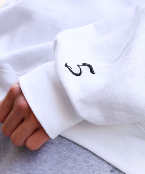 ROOPTOKYO（ループトウキョウ）の「【ROOPTOKYOオリジナル】出会って5秒でバトル 天翔優利プリント 刺繍 スウェットトレーナー アニメプリント 裏起毛 優利（スウェット・メンズ・ホワイト/ピンク/ブラック・M/L/XXL/XL）」の13枚目の写真