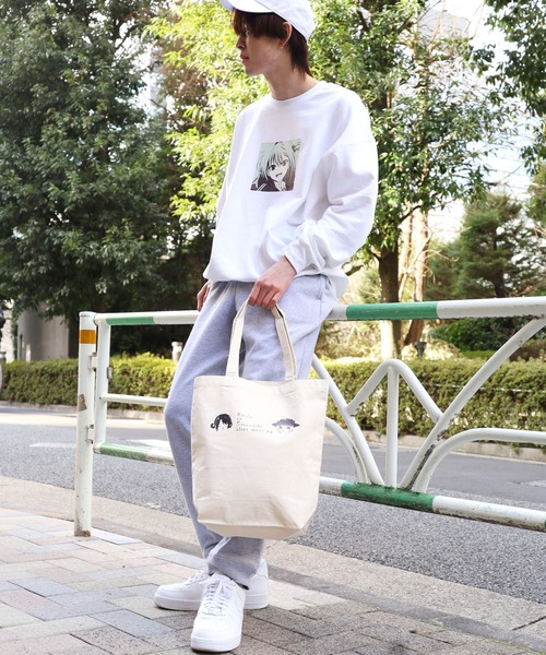 ROOPTOKYO（ループトウキョウ）の「【ROOPTOKYOオリジナル】出会って5秒でバトル 天翔優利プリント 刺繍 スウェットトレーナー アニメプリント 裏起毛 優利（スウェット・メンズ・ホワイト/ピンク/ブラック・M/L/XXL/XL）」の18枚目の写真