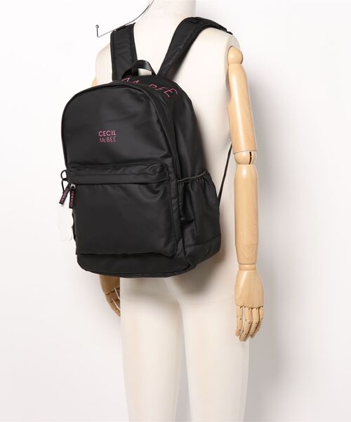 CECIL McBEE（セシルマクビー）の「【CECIL McBEE / セシルマクビー】 TRAVEL BASIC DAYPACK（バックパック/リュック・レディース・ブラック/ネイビー/ピンク・FREE）」の7枚目の写真