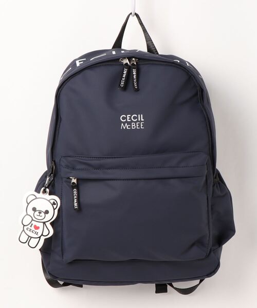 CECIL McBEE（セシルマクビー）の「【CECIL McBEE / セシルマクビー】 TRAVEL BASIC DAYPACK（バックパック/リュック・レディース・ブラック/ネイビー/ピンク・FREE）」の9枚目の写真