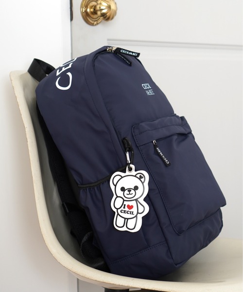 CECIL McBEE（セシルマクビー）の「【CECIL McBEE / セシルマクビー】 TRAVEL BASIC DAYPACK（バックパック/リュック・レディース・ブラック/ネイビー/ピンク・FREE）」の12枚目の写真