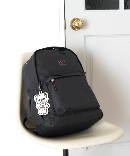CECIL McBEE（セシルマクビー）の「【CECIL McBEE / セシルマクビー】 TRAVEL BASIC DAYPACK（バックパック/リュック・レディース・ブラック/ネイビー/ピンク・FREE）」の13枚目の写真