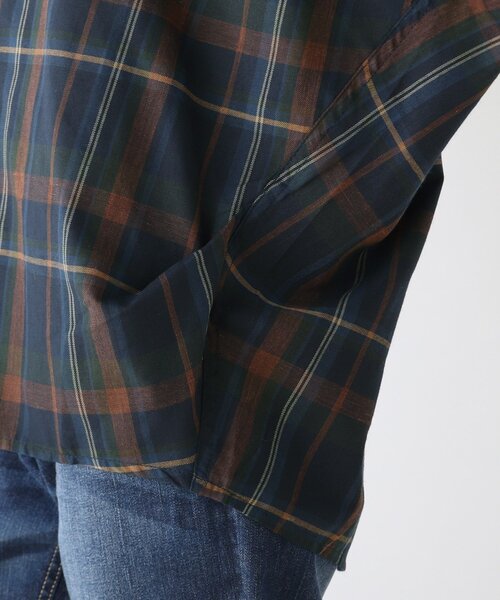 SHOO・LA・RUE（シューラルー）の「◆スキッパードルマンシャツ（シャツ/ブラウス・レディース・ブラウン系2/ベージュ系1/ワイン系3/ネイビー系1・00）」の9枚目の写真