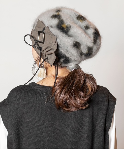 CA4LA  CF MALLBO アンゴラ　デザインニット帽　タイダイ柄 CA4LA（カシラ）の「CF MALLBO（ニットキャップ/ビーニー）」 - WEAR