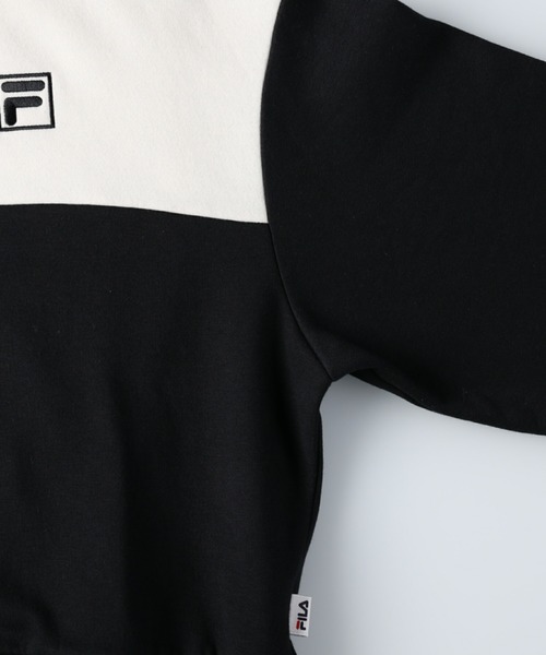 FILA（フィラ）の「【FILA】あったかタートルスウェット（スウェット・レディース・ホワイト×レッド/ブラック×ホワイト/ホワイト×カーキブラウン・M/L）」の17枚目の写真