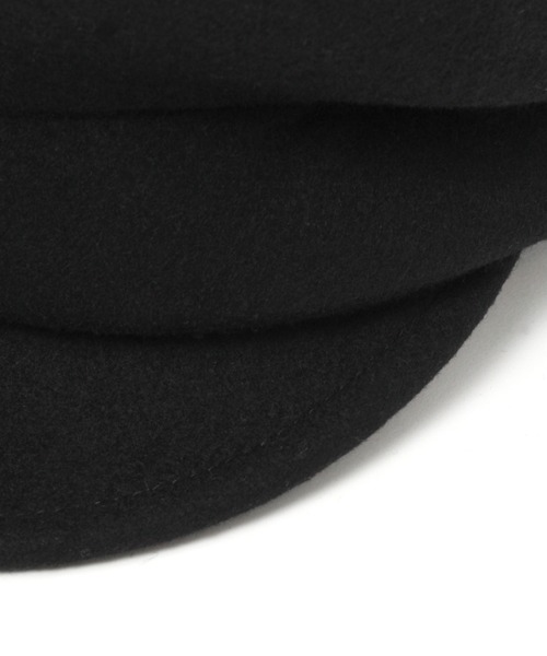 BAYFLOW（ベイフロー）の「フェルトキャスケット（キャスケット・レディース・ブラック/ダークブラウン・FREE）」の4枚目の写真