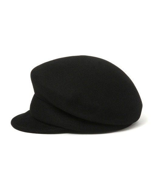 BAYFLOW（ベイフロー）の「フェルトキャスケット（キャスケット・レディース・ブラック/ダークブラウン・FREE）」の10枚目の写真