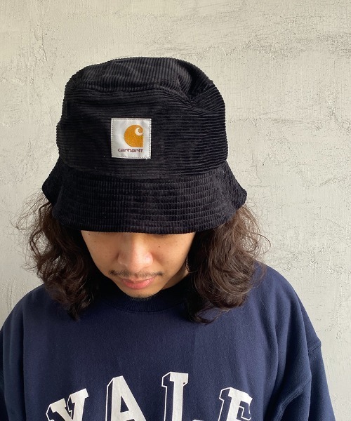 Carhartt WIP（カーハートダブリューアイピー）の「[carhartt WIP/カーハートダブリューアイピー] コーデュロイバケットハット（ハット・メンズ・ブラック・M/L）」の2枚目の写真
