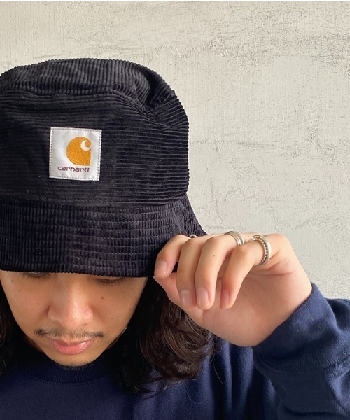 Carhartt WIP（カーハートダブリューアイピー）の「[carhartt WIP/カーハートダブリューアイピー] コーデュロイバケットハット（ハット・メンズ・ブラック・M/L）」の5枚目の写真