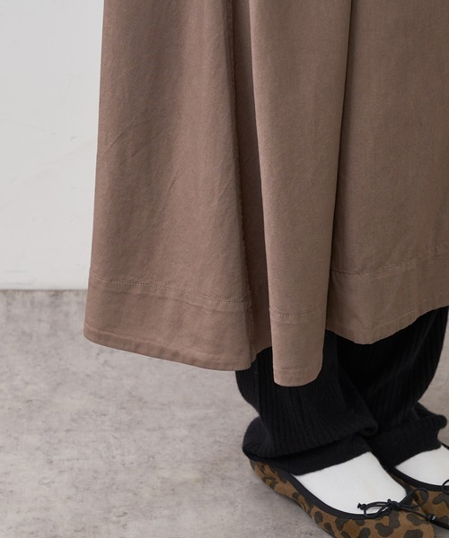 PUAL CE CIN（ピュアルセシン）の「製品染めプリントワンピース（ワンピース・レディース・ベージュ/ブルー/モカ/スミクロ・FREE）」の17枚目の写真