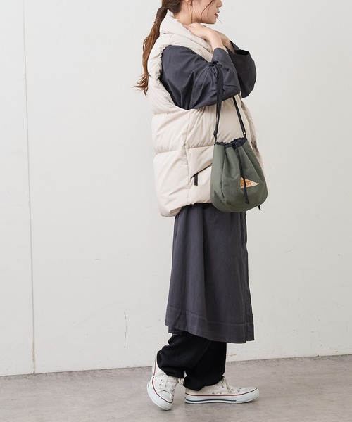 PUAL CE CIN（ピュアルセシン）の「製品染めプリントワンピース（ワンピース・レディース・ベージュ/ブルー/モカ/スミクロ・FREE）」の22枚目の写真