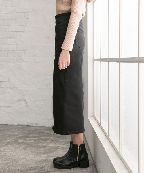 Newlyme(ニューリーミー)の「フロントジップストレッチタイトスカート(スカート・レディース・ブラック・SMALL/MEDIUM/LARGE/X-LARGE/XX-LARGE/X-SMALL)」の8枚目の写真