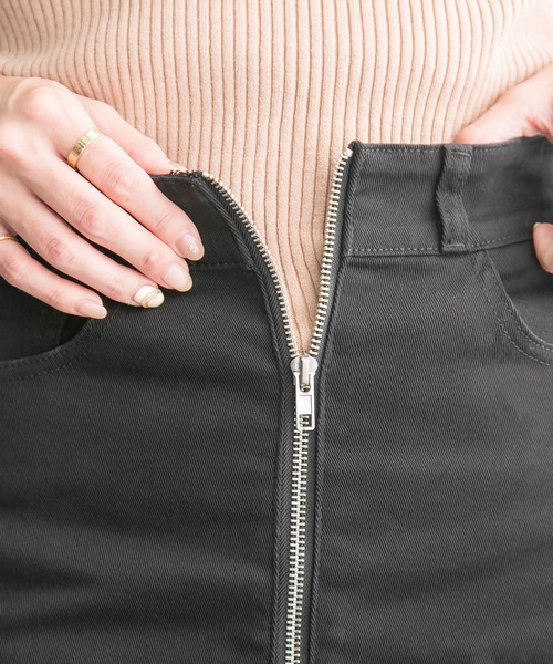 Newlyme(ニューリーミー)の「フロントジップストレッチタイトスカート(スカート・レディース・ブラック・SMALL/MEDIUM/LARGE/X-LARGE/XX-LARGE/X-SMALL)」の12枚目の写真