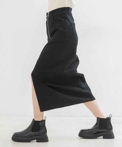 Newlyme(ニューリーミー)の「フロントジップストレッチタイトスカート(スカート・レディース・ブラック・SMALL/MEDIUM/LARGE/X-LARGE/XX-LARGE/X-SMALL)」の16枚目の写真